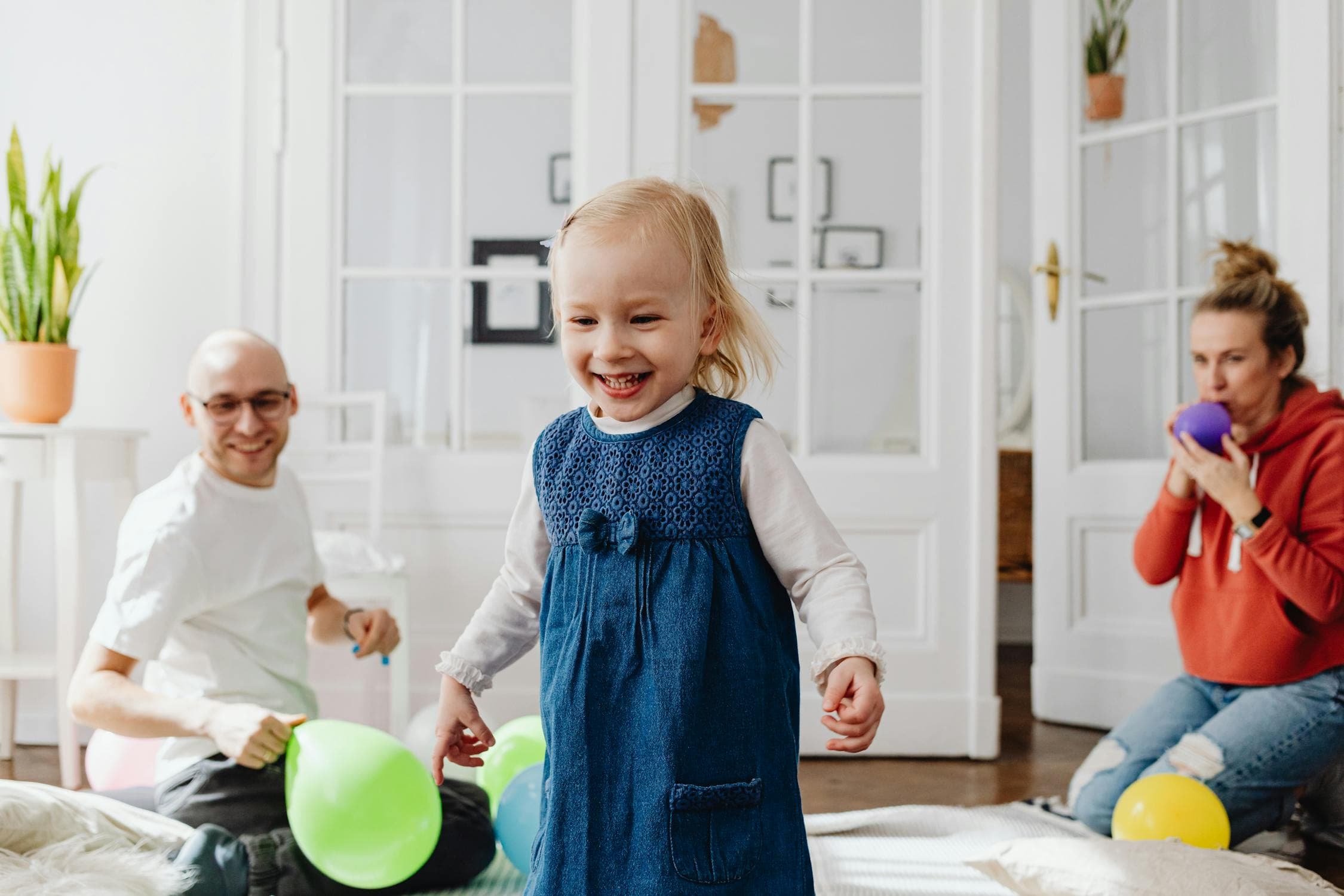 Toddler engaged in early speech therapy play activities